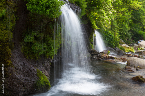 Doryu Falls, Japan,Yamanashi Prefecture,Hokuto, Yamanashi,Oizumi, Gunma photo