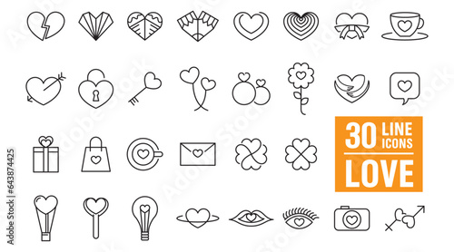 Another form of love vector icons