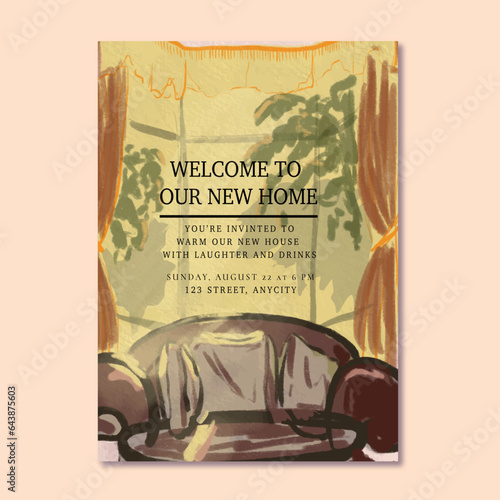 watercolor background for invitation party