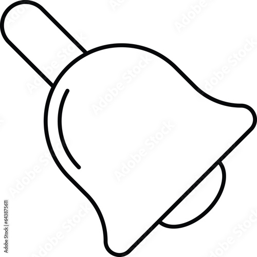 bell line icon desgn style 