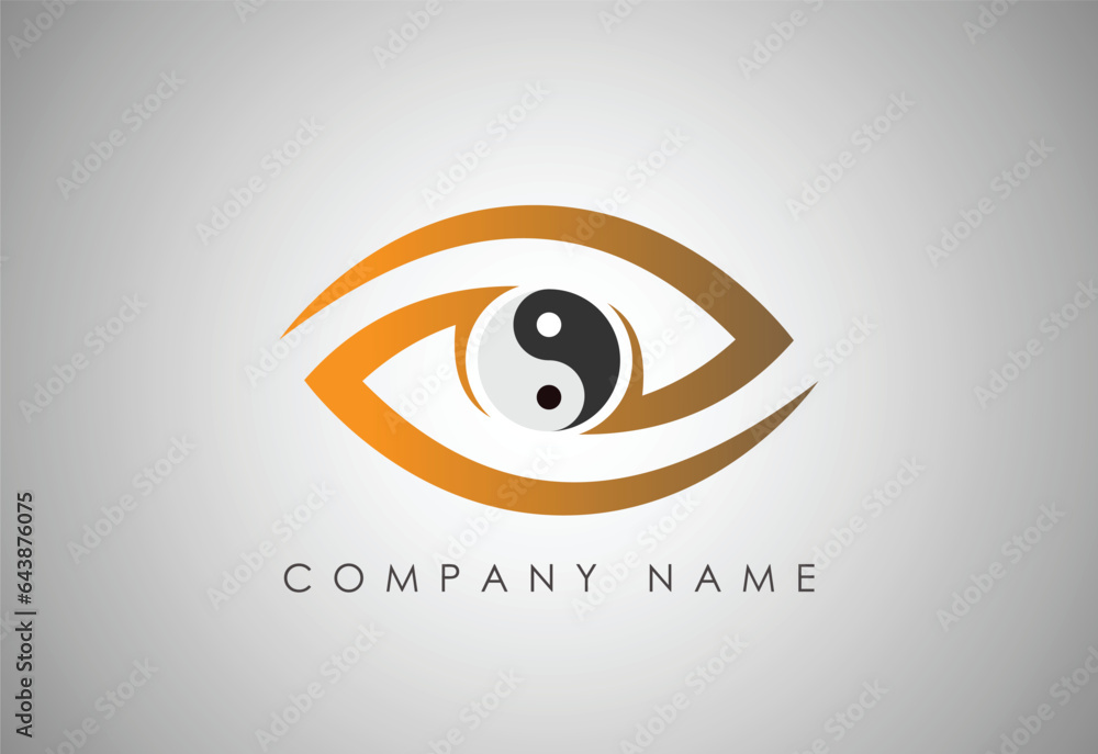 yin and yang symbol with eyes yin and yang symbol with eyes
