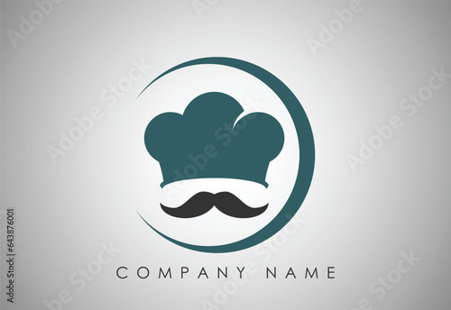 Chef Vector Line Icon - Simple Thin Line Icon, Premium Quality Design Element .Food company logo