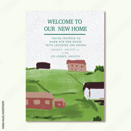 new home house warming party invite