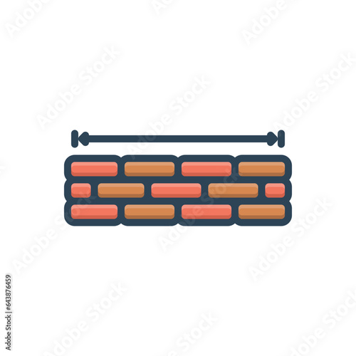 Color illustrationicon for breadth 