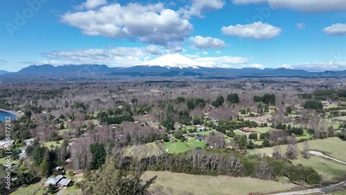 Wallpaper Mural Villarrica Vulcan At Villarrica In Los Lagos Chile. Coast City. Volcanic Beach. Travel Landscape. Villarrica Chile. Volcano Background. Villarrica Vulcan At Villarrica In Los Lagos Chile. Torontodigital.ca