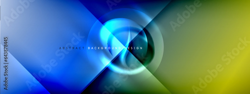 Color gradient shadows and light effects background. Lens flares and circles design. Trendy simple fluid color gradient abstract background with dynamic straight shadow line effect