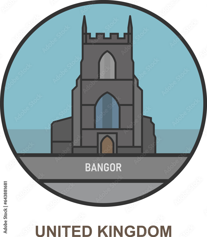 Bangor. Cities and towns in United Kingdom