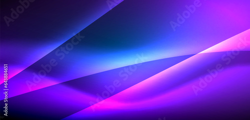 Dynamic waves in ethereal glow of neon lights. Concept merges fluidity of motion with vibrant allure of neon, crafting entrancing backdrop that embodies both vitality and futuristic sophistication