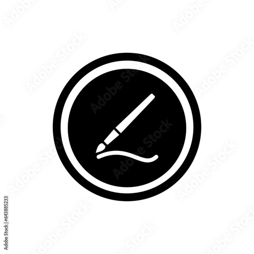 Pen Brush Icon Vector Symbol Design Illustration EPS 10