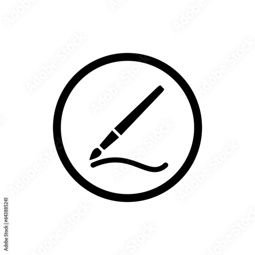 Pen Brush Icon Vector Symbol Design Illustration EPS 10