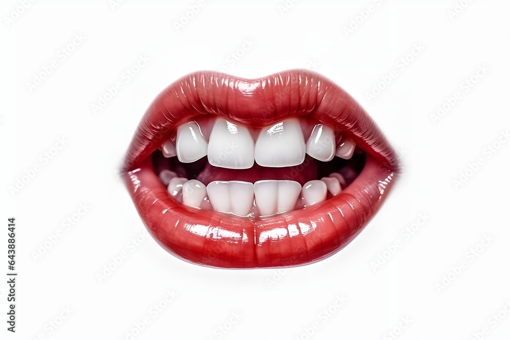 lips isolated on white lips isolated on white