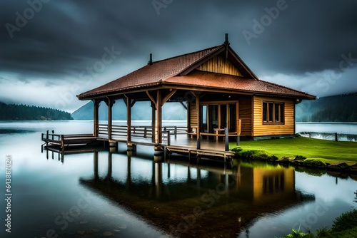 house on the lake