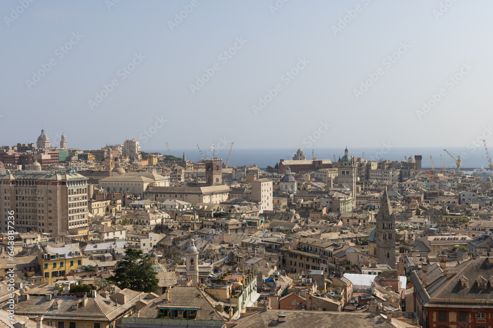 City view of Genova, Italy