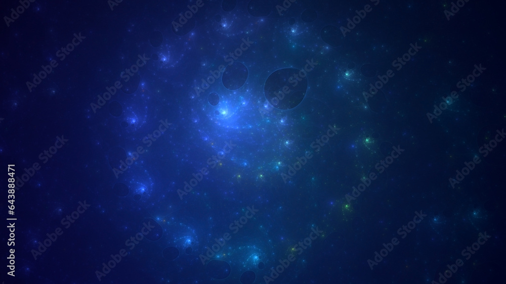 Fototapeta premium 3D manual rendering abstract round light background