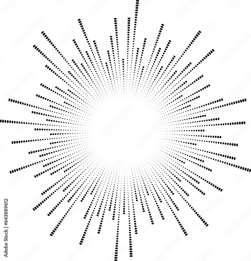 Fototapeta premium Circle sound wave. Audio music equalizer. Round circular icon. Spectrum radial pattern and frequency frame