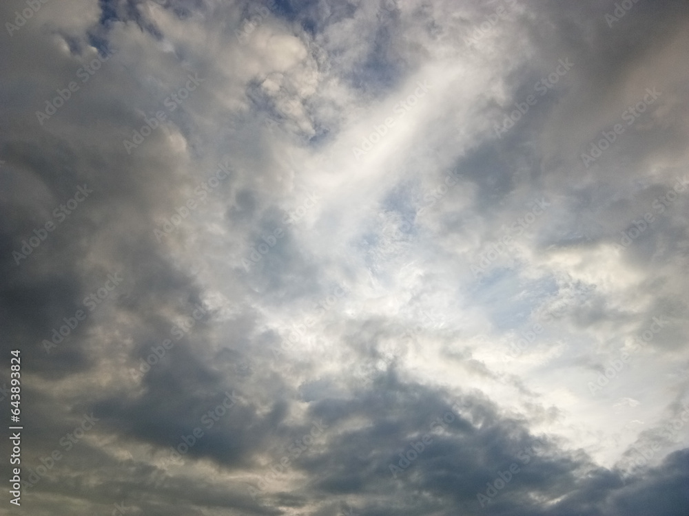 Obraz premium overcast sky in rain season