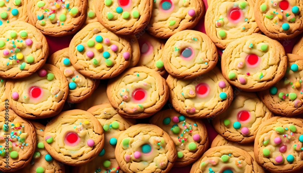 super soft cookies, food, dessert, sweet, colorful, market, holiday, easter, traditional, color, christmas, shop, closeup, celebration
