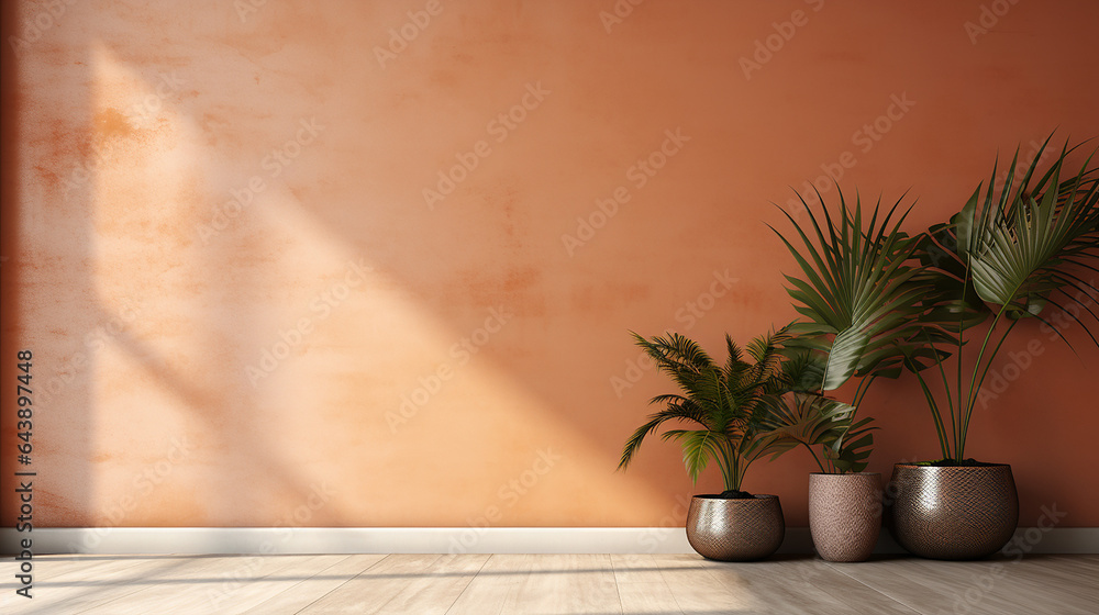 interior background with plant 3d rendering interior background with plant 3d rendering