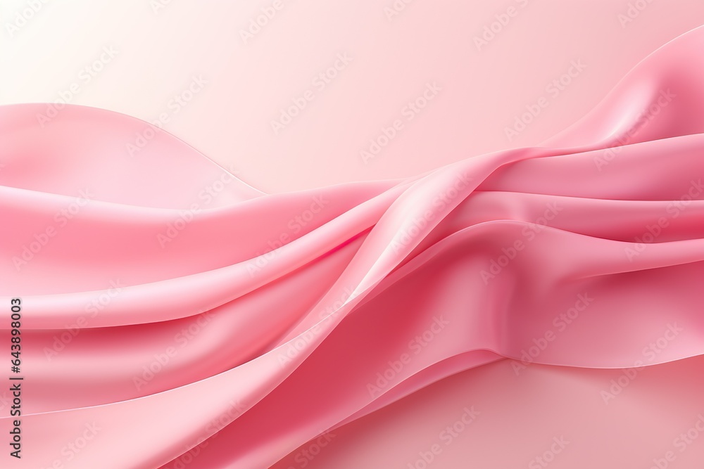 Obraz premium pink wavy cloth background