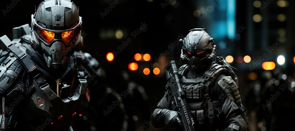 Special forces soldier police, swat team member. in action , Poster concept for police,Generated with AI security or military, Special forces soldier police, swat team member. in action , Poster concept for police,Generated with AI security or military,