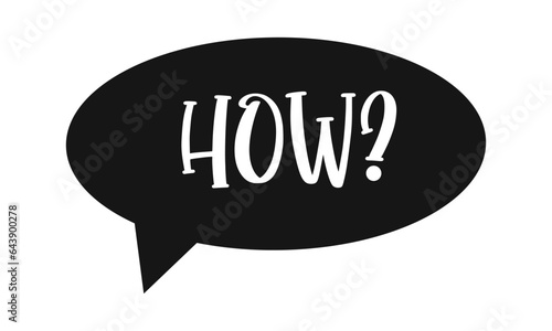 How question speech bubble. FAQ icon. Information, idea, consulting sign isolated on white background. Problem and solution, ask and answer concept. Vector graphic illustration