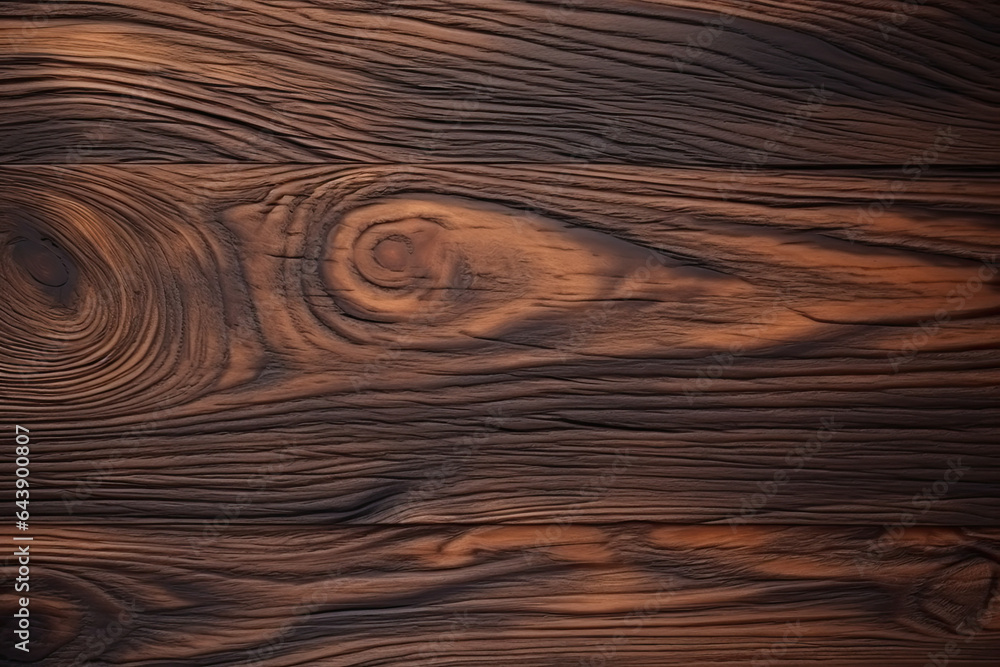 A wooden wall with a dark brown stain, close up of a wood wall with a dark background A wooden wall with a dark brown stain, close up of a wood wall with a dark background