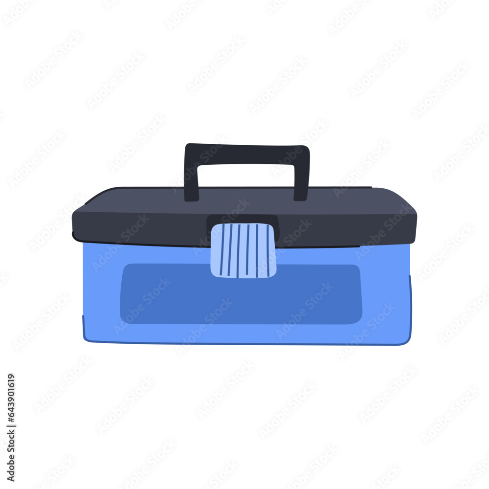 box toolbox cartoon. repair tool, kit carpentry, toolkit service box toolbox sign. isolated symbol vector illustration box toolbox cartoon. repair tool, kit carpentry, toolkit service box toolbox sign. isolated symbol vector illustration