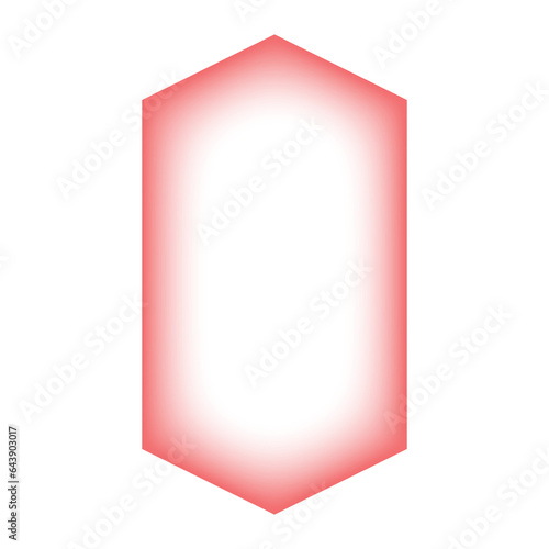 Free Download Inner glow hexagon shape - GFXLoad