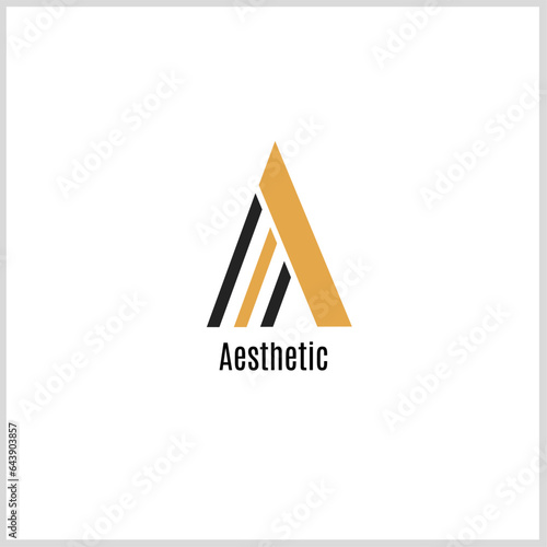 Letter A monogram logo design template. Premium letter A. Premium monogram logotype. Creative monogram luxury symbol. Graphic letter symbol for corporate identity. Vector for icon, symbol or logo