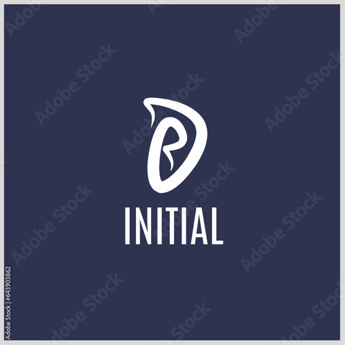 Letter DR monogram logo design template. Premium letter DR. Premium monogram logotype. Creative monogram luxury symbol. Graphic letter symbol for corporate identity. Vector for icon, symbol or logo