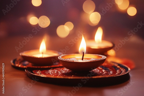 recyclable natural clay diyas cotton wick flame for Diwali 2023 hindu festival