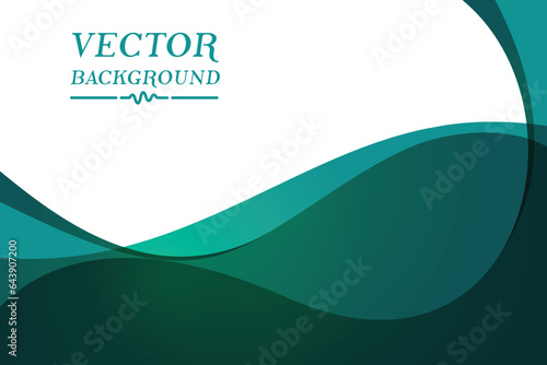 Green background template vector for a message on board design. Blue color banner lighting element 004.4