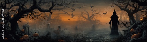 Halloween spooky background