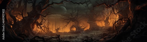 Halloween spooky background