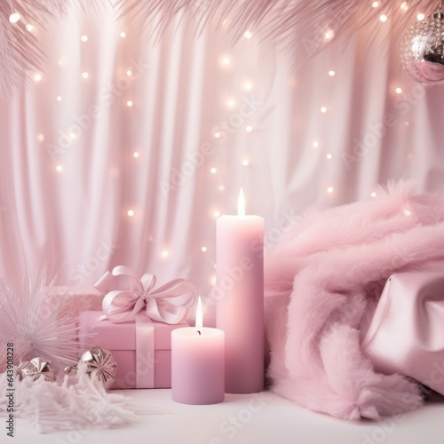 Christmas winter cozy background