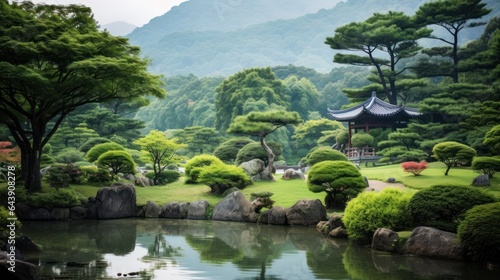 Lush Landscape of South Korea