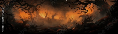 Halloween spooky background
