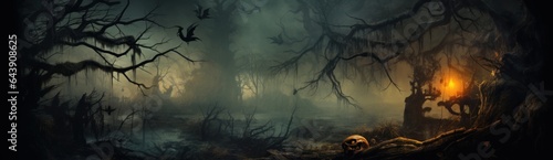 Halloween spooky background