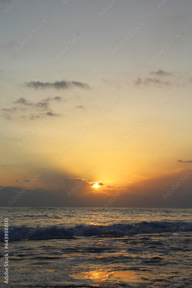 natural background sunset over the sea natural background sunset over the sea