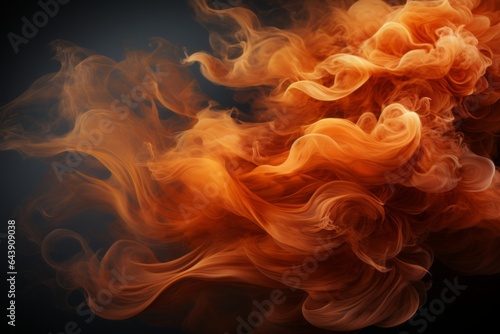Ephemeral wisps of smoke intertwine with ethereal tendrils of fire, creating a mesmerizing dance of elements, both elusive and intense.