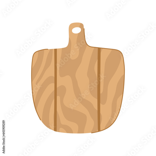 table wooden pizza board cartoon. round tray, texture brown, cutting plate table wooden pizza board sign. isolated symbol vector illustration