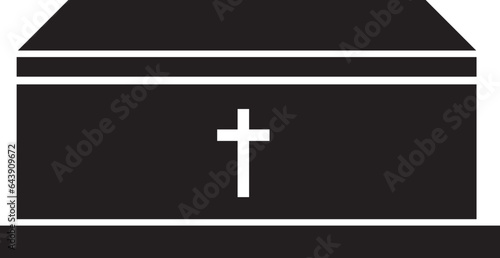 halloween coffin icon