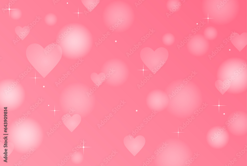 背景イラスト_ハート_ピンク 背景イラスト_ハート_ピンク