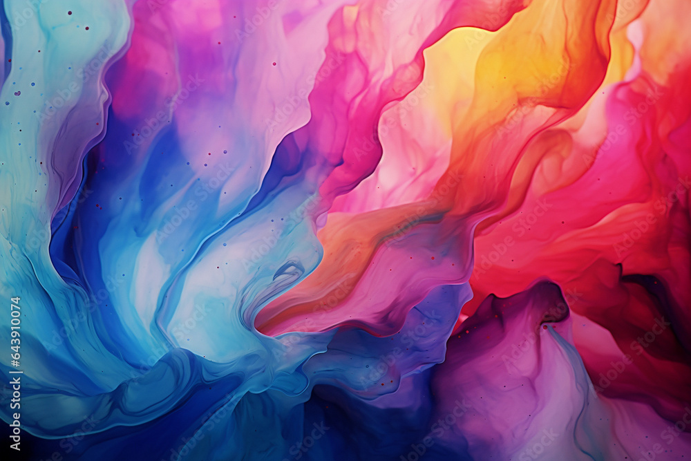 Watercolor paint abstract background, Abstract colorful watercolor background, Generative AI