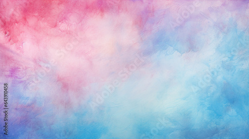 Pink and blue watercolor grunge abstract background, watercolor paint background, Generative AI