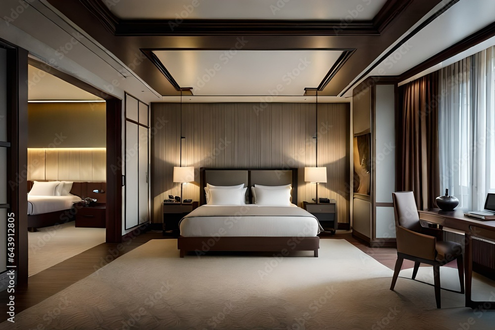 Fototapeta premium luxury hotel room