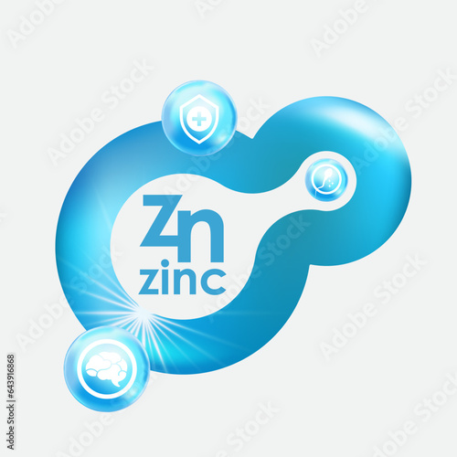 Zinc Health care and Medical Concept Design.