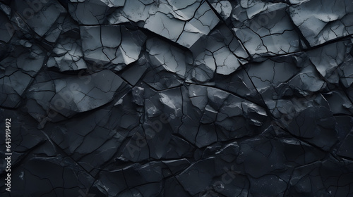 Black rock texture background