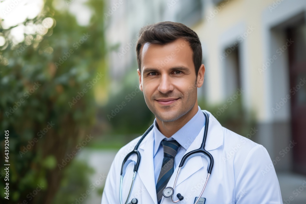Portrait of male doctor Portrait of male doctor