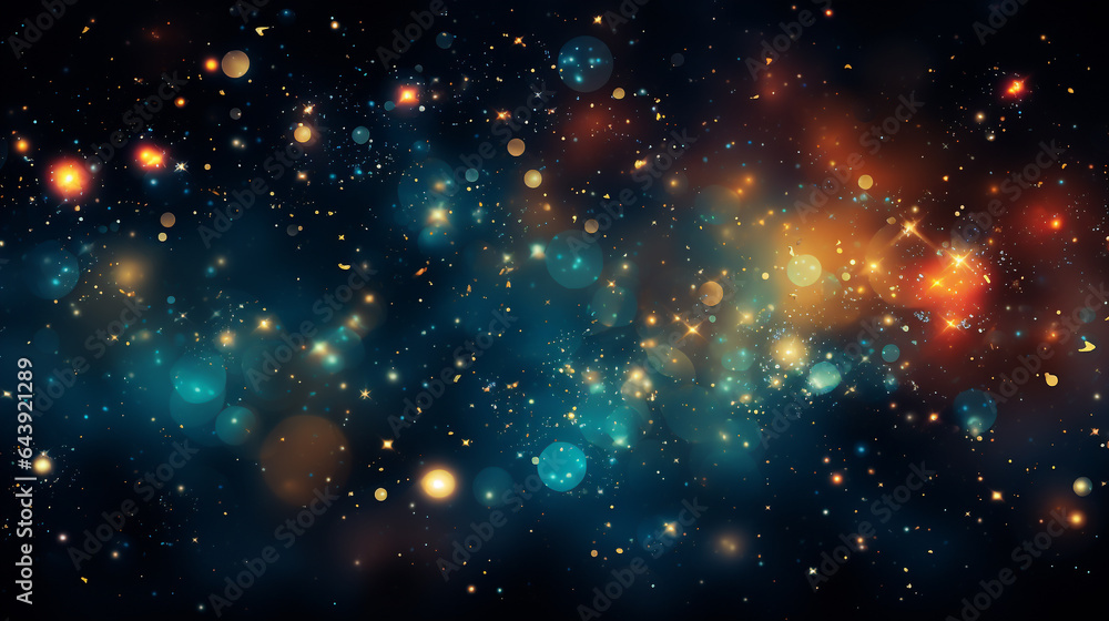 Fototapeta premium star background above the sky
